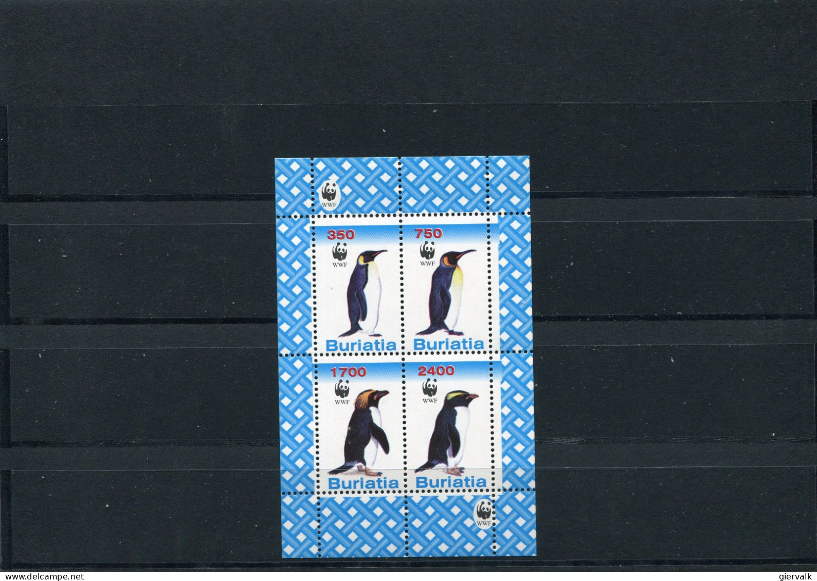 RUSSIA STATES (BURIATIA) WWF Penguins MNH - Pinguïns & Vetganzen