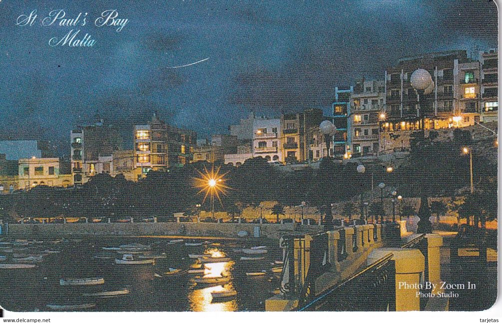 Nº216  TARJETA DE MALTA DE SANTS PAUL'S BAY - Malta