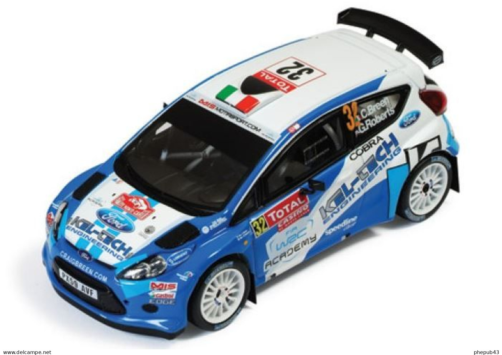 Ford Fiesta S2000 - Craig Breen/G. Roberts - 1st SWRC Rally Monte-Carlo 2012 #32 - Ixo - Ixo