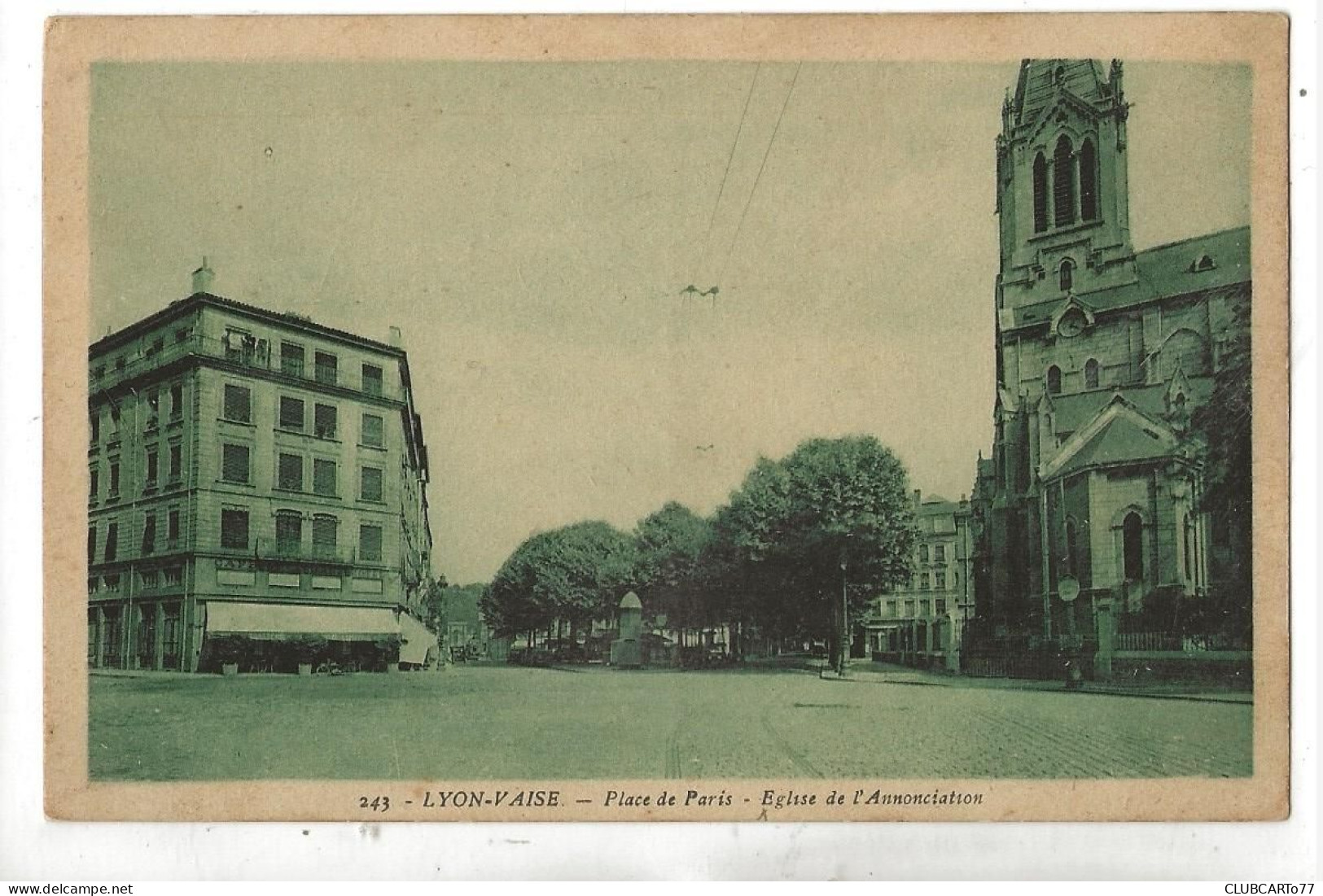 Lyon 9 èma Arr (69) : La Place De Paris Au Niveau De L'église De L'Anonciation En 1933 PF. - Lyon 9