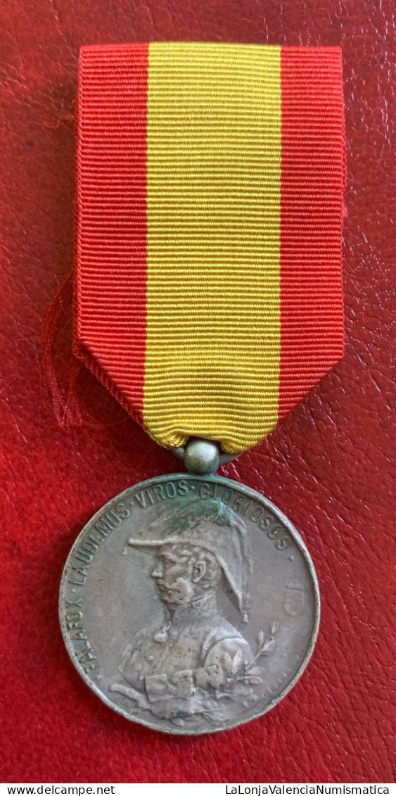 España Medalla Alfonso XIII Centenario Zaragoza 1808 - 1908 PG 788 - Otros & Sin Clasificación