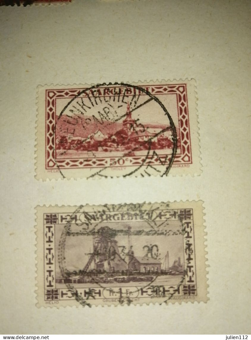 Timbres Saargebiet - Sammlungen