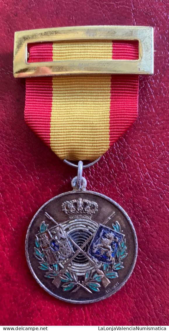 España Medalla Alfonso XIII Maestro Tirador 1927 PG 786c - Sonstige & Ohne Zuordnung