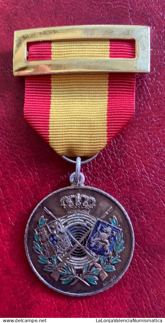 España Medalla Alfonso XIII Maestro Tirador 1927 PG 786c - Otros & Sin Clasificación