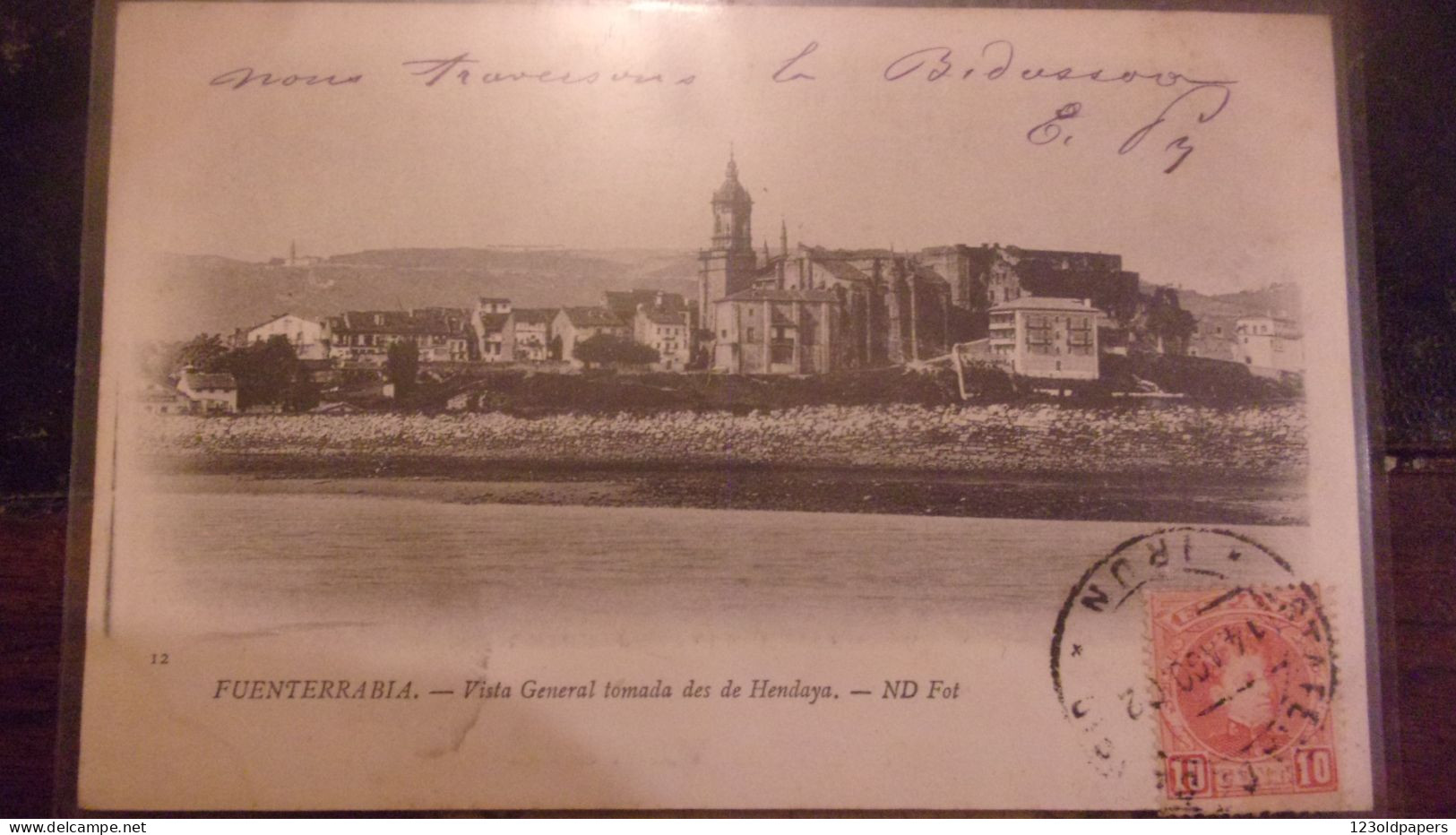 SPAIN ESPAGNE Tarjeta Postal De  Fontarrabie FUENTERRABIA Hondarribia - Sonstige & Ohne Zuordnung