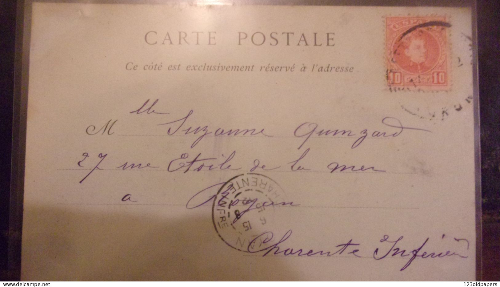 SPAIN ESPAGNE Tarjeta Postal De  Fontarrabie FUENTERRABIA Hondarribia - Sonstige & Ohne Zuordnung