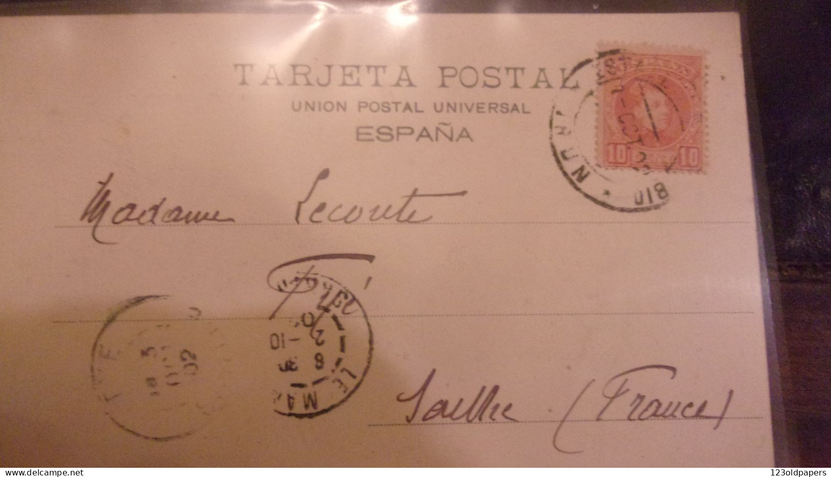 SPAIN ESPAGNE Tarjeta Postal De  Fontarrabie FUENTERRABIA Hondarribia - Sonstige & Ohne Zuordnung