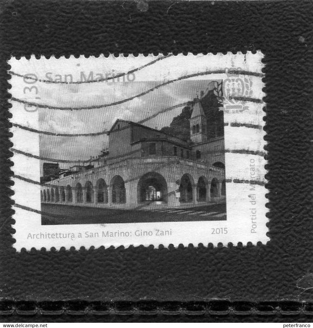 2015 San Marino - Architettura Di San Marino - Used Stamps