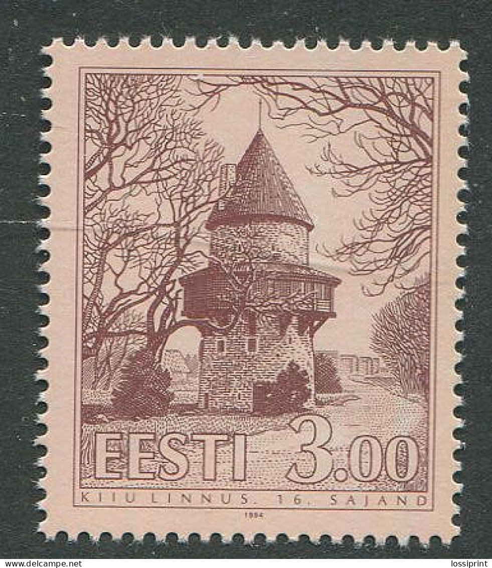 Estonia:Unused Stamp Kiiu Castle, 1994, MNH - Estonie