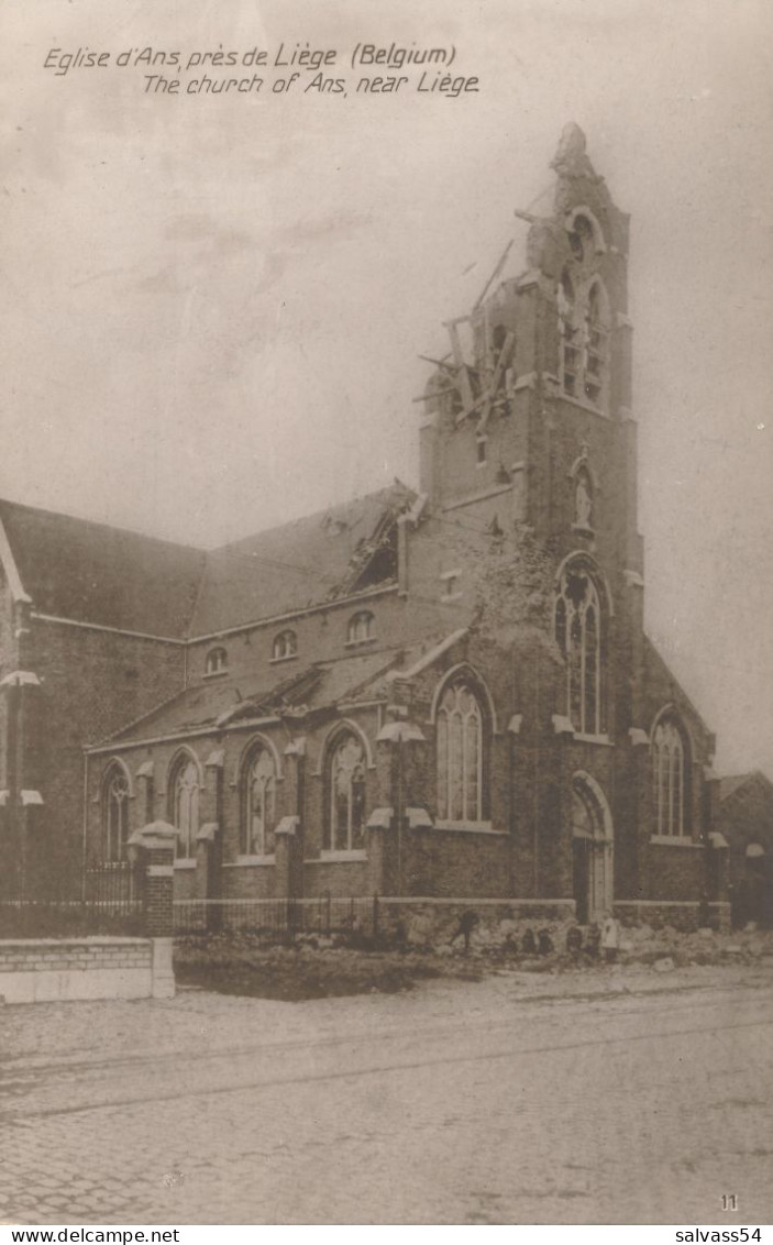 BELGIQUE : BELGIUM - Liège - Eglise De Ans - Clocher - Ans