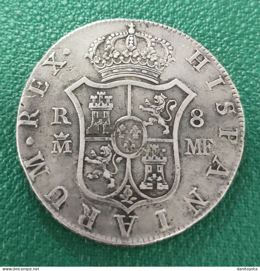 ESPAÑA. AÑO 1798. CARLOS IIII. 8 REALES PLATA MADRID MF. PESO 26.5 GR - Provincial Currencies