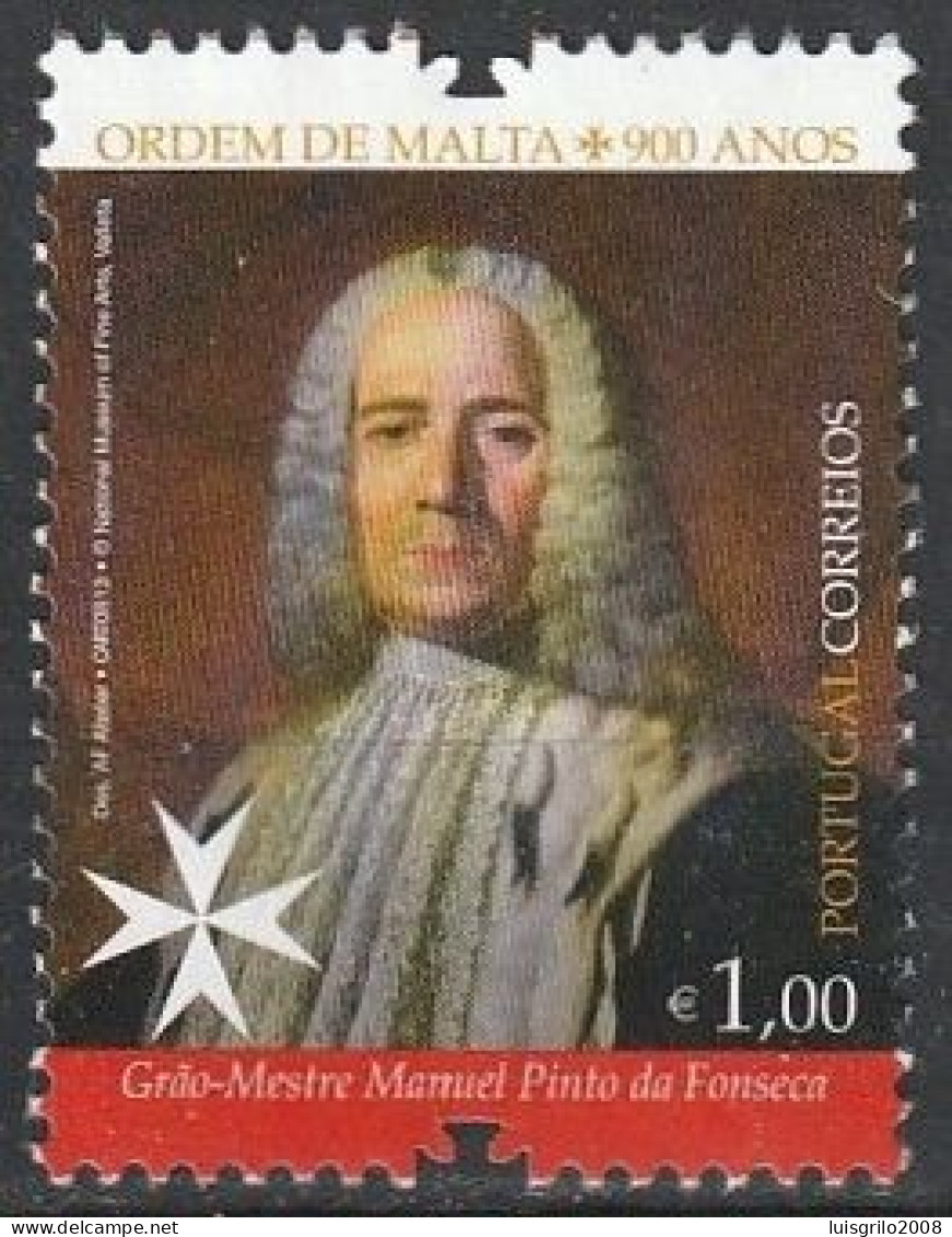 Portugal, 2013 - Ordem De Malta, €1,00 -|- Mundifil - 4384 - Oblitérés