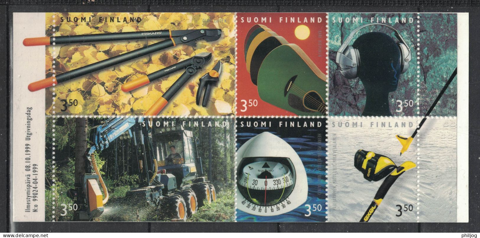 Finlande 1999 - Yvert C1459 Neuf SANS Charnière - Scott#1116 - Facit H47 - Design Industriel, Outils - Booklets