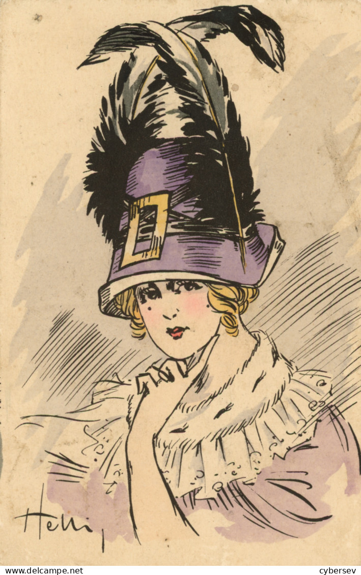 HELLY - Jeune Femme Au Chapeau - Edition Artistique - Helli