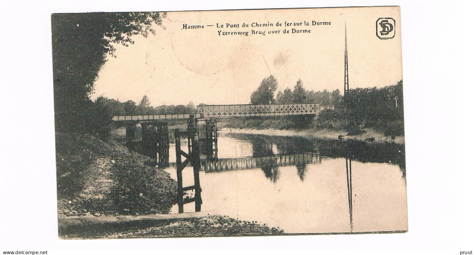 Hamme Ijzerenweg Brug Over De Durme - Hamme