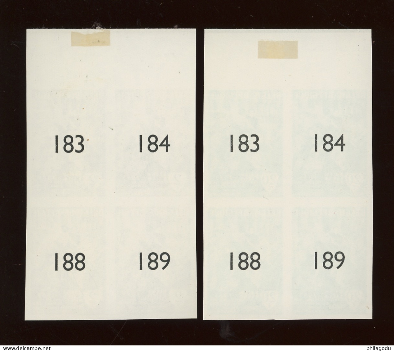 971-972.**.  Gent.  (tirage 25 Blocs De 4.). - 1941-1960