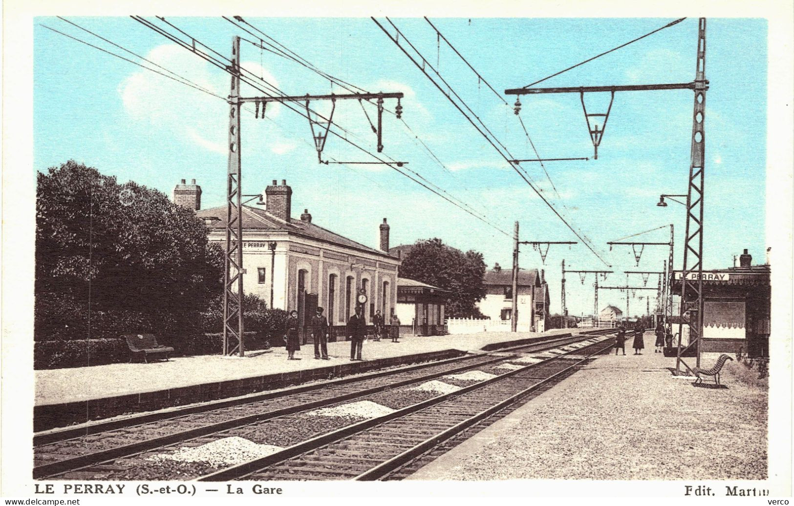 Carte POSTALE Ancienne De  LE  PERRAY  - Gare - Le Perray En Yvelines