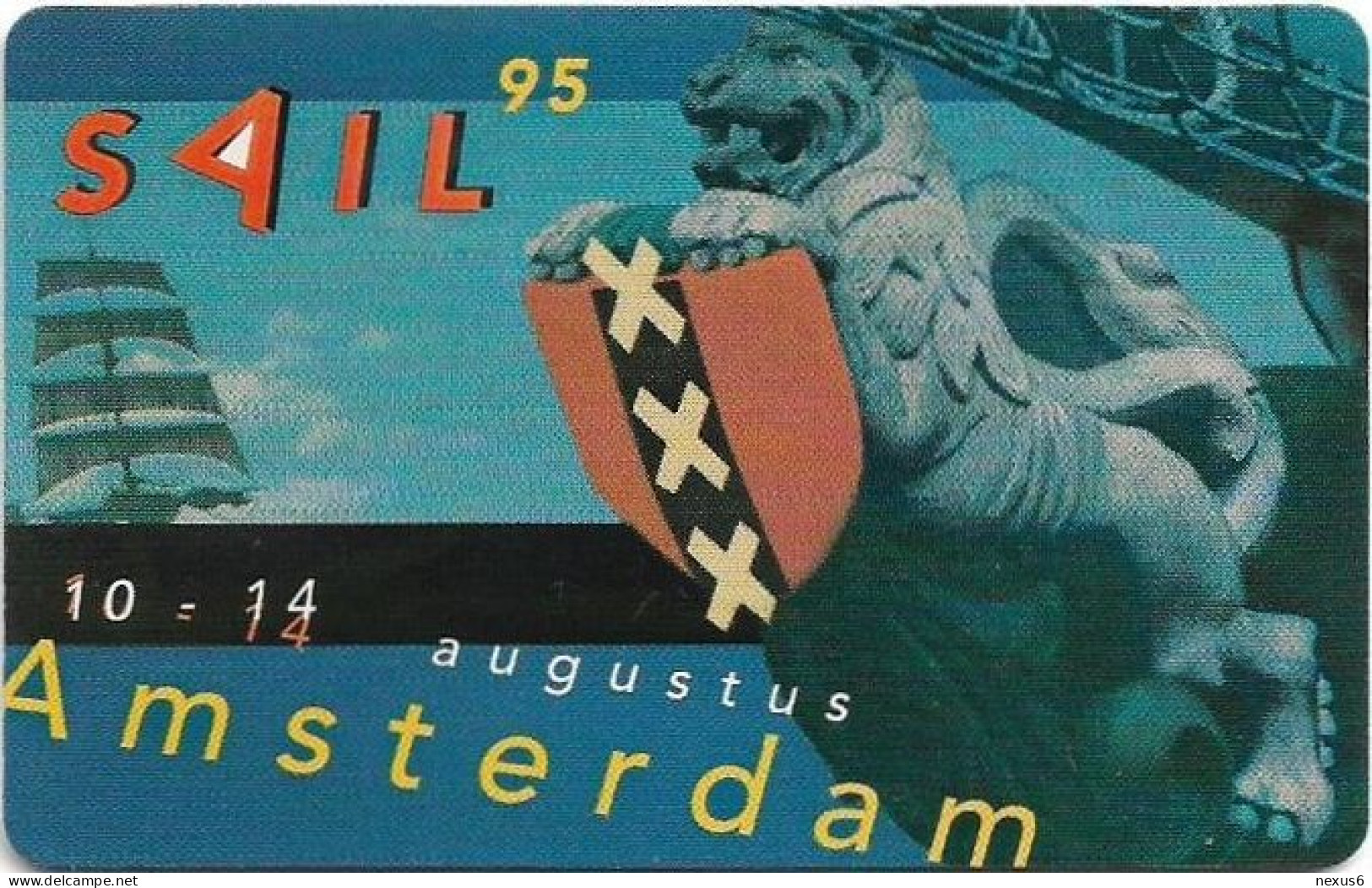 Netherlands - KPN - Chip - TB001 - Sail Amsterdam 1995, 03.1995, 1ƒ, 15.000ex, Mint - Privat