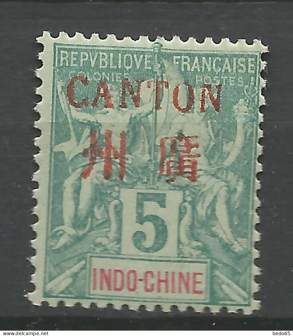 CANTON N° 4 NEUF* TRACE DE  CHARNIERE / Hinge / MH / Signé CALVES - Unused Stamps