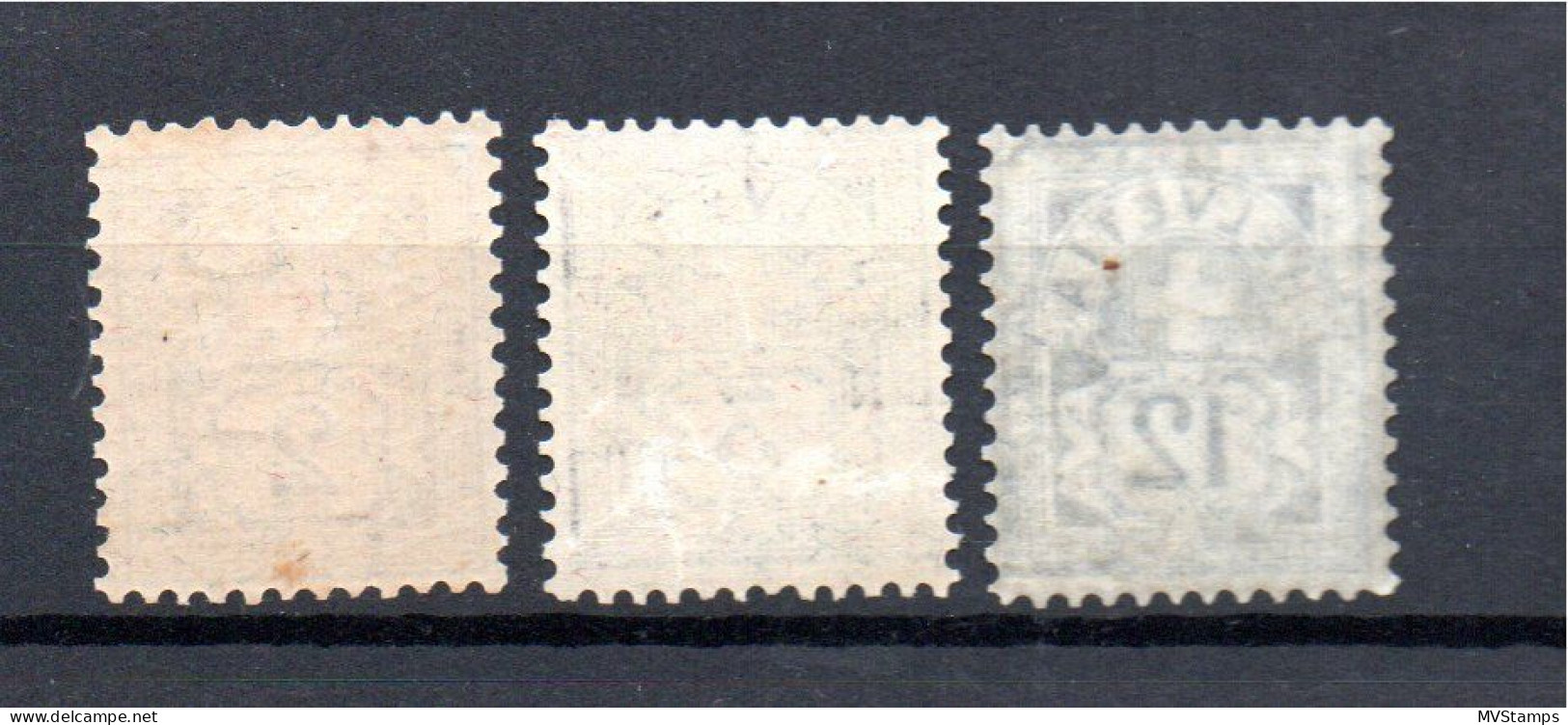 Schweiz 1906 Freimarke 82/3 + 86 Wertschild Postfrisch - Ungebraucht