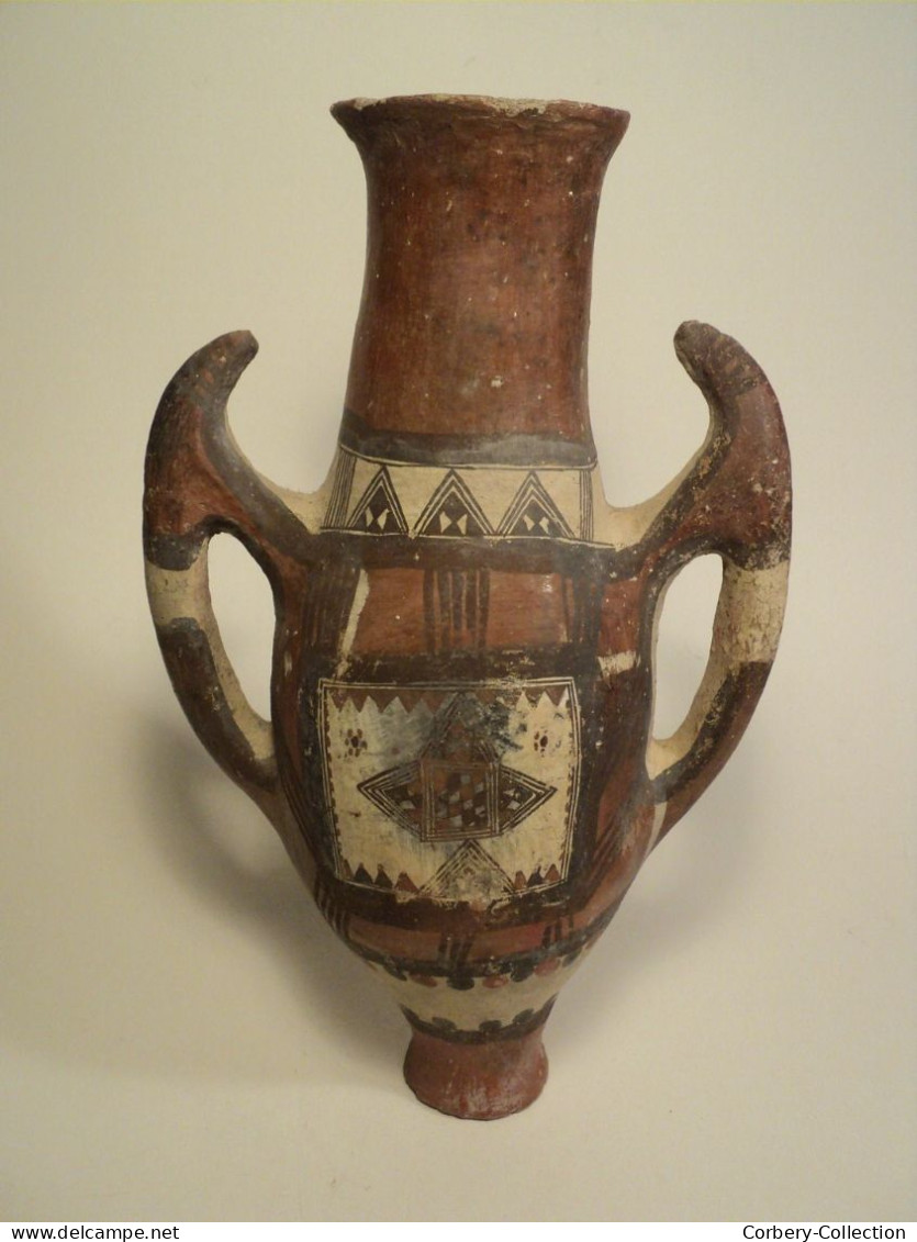 Ancienne Amphore Kabyle Poterie Algérienne Algérie Ouadhias - Arte Africana