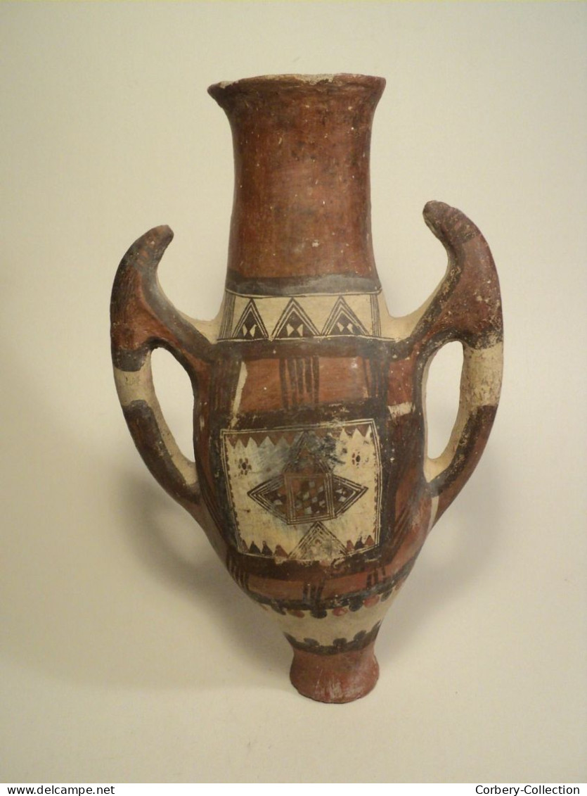 Ancienne Amphore Kabyle Poterie Algérienne Algérie Ouadhias - Arte Africano