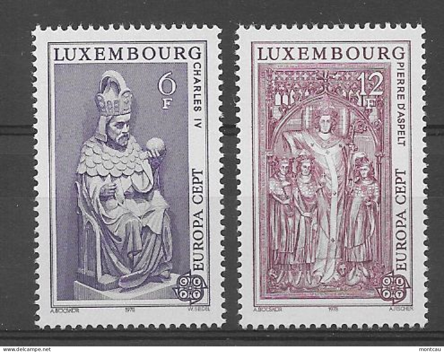 Luxembourg 1978.  Europa Mi 967-68  (**) - 1978