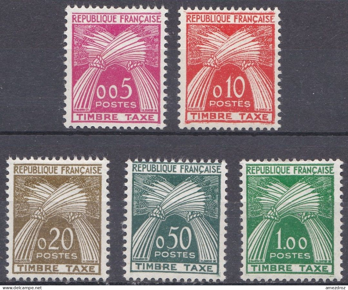 France 1960 N° 90-94 MH Gerbes  (J6) - 1960-... Ungebraucht