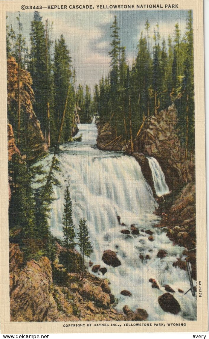 Kepler Cascade, Yellowstone National Park, Wyoming - Yellowstone