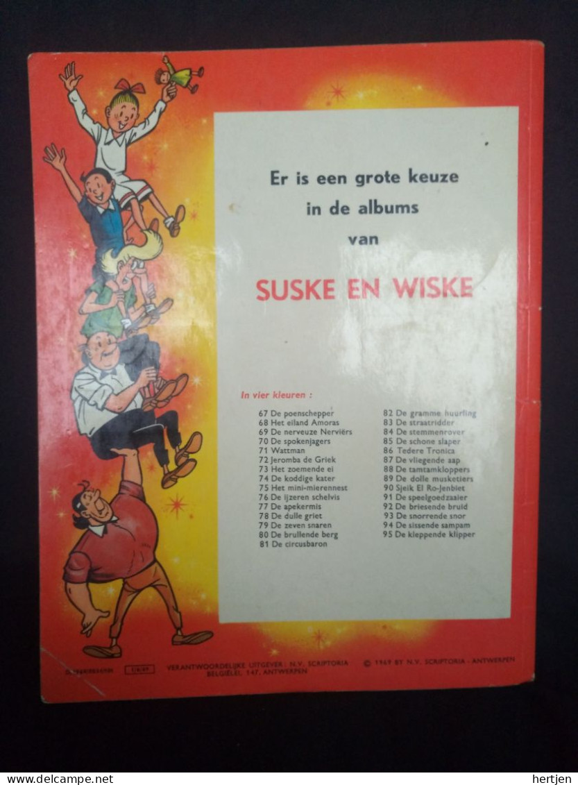 Suske En Wiske 95 De Kleppende Klipper - Suske & Wiske