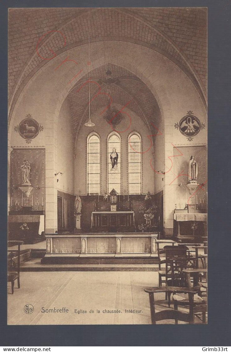 Sombreffe - Eglise De La Chaussée - Intérieur - Postkaart - Sombreffe