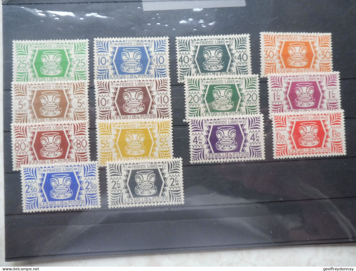 France Frankrijk France Libre Neuf ** Mnh  Parfait 133/146 Wallis Futuna 1944 - Unused Stamps