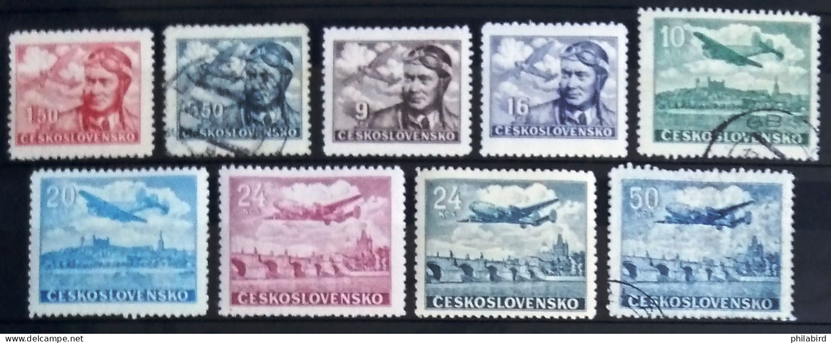 TCHECOSLOVAQUIE                       P.A 19/27                          NEUF Et  OBLITERE - Airmail