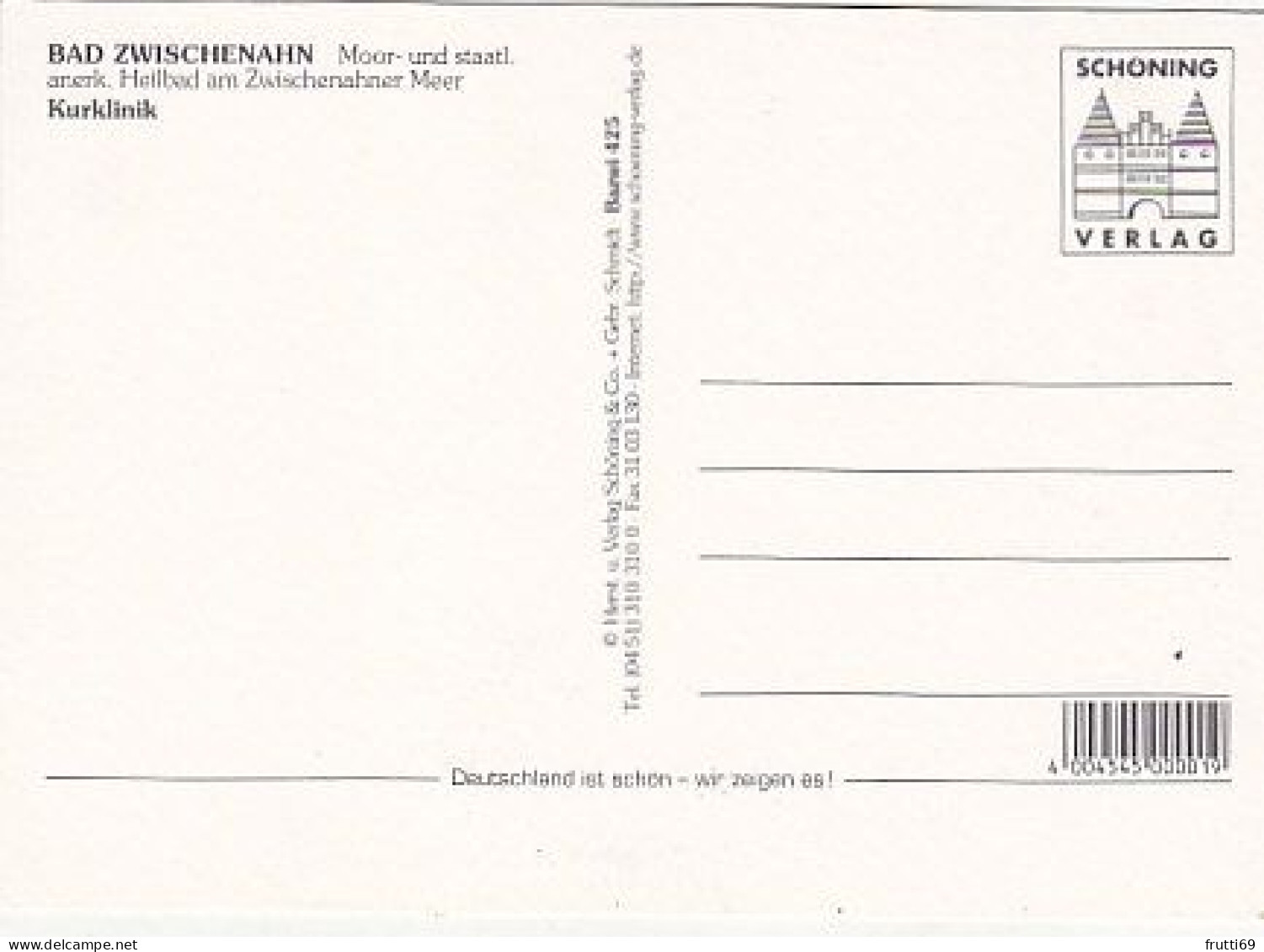 AK 180213 GERMANY -  Bad Zwischenahn - Ktklinik - Bad Zwischenahn