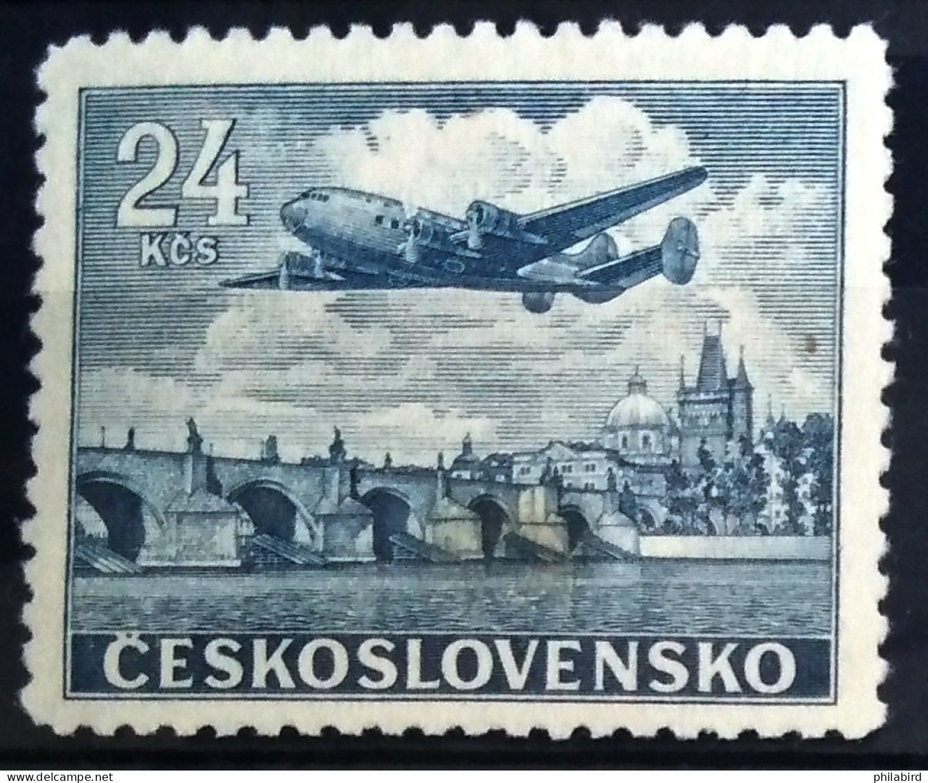 TCHECOSLOVAQUIE                       P.A 25                           NEUF SANS GOMME - Airmail