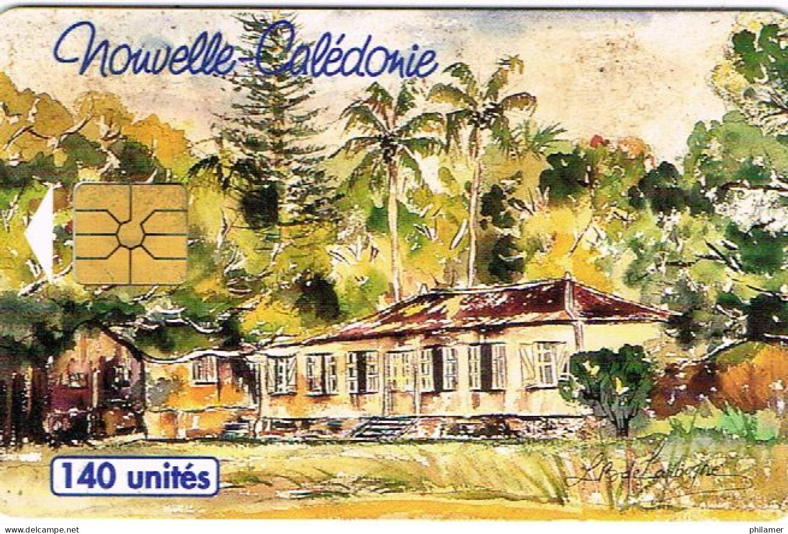 Nouvelle Caledonie Caledonia TELECARTE PHONECARD NC 23 FONWHARY MAISON COLONIALE BE - Nouvelle-Calédonie