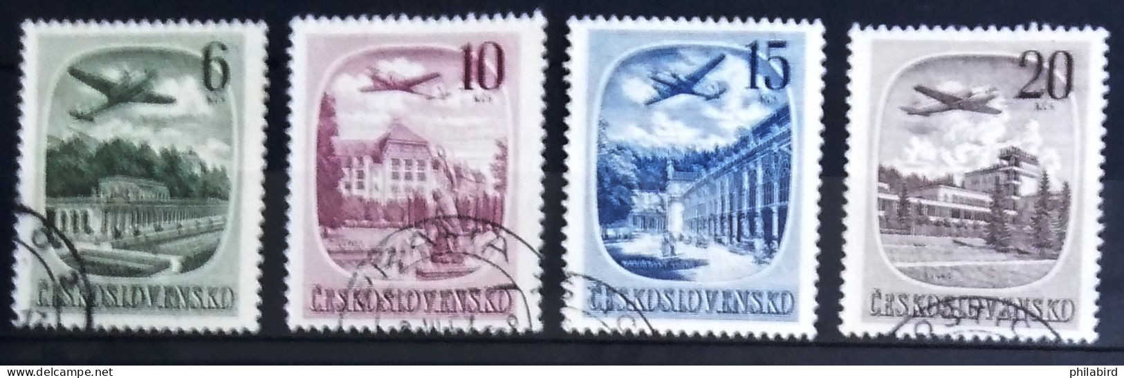 TCHECOSLOVAQUIE                       P.A 36/39                          OBLITERE - Airmail