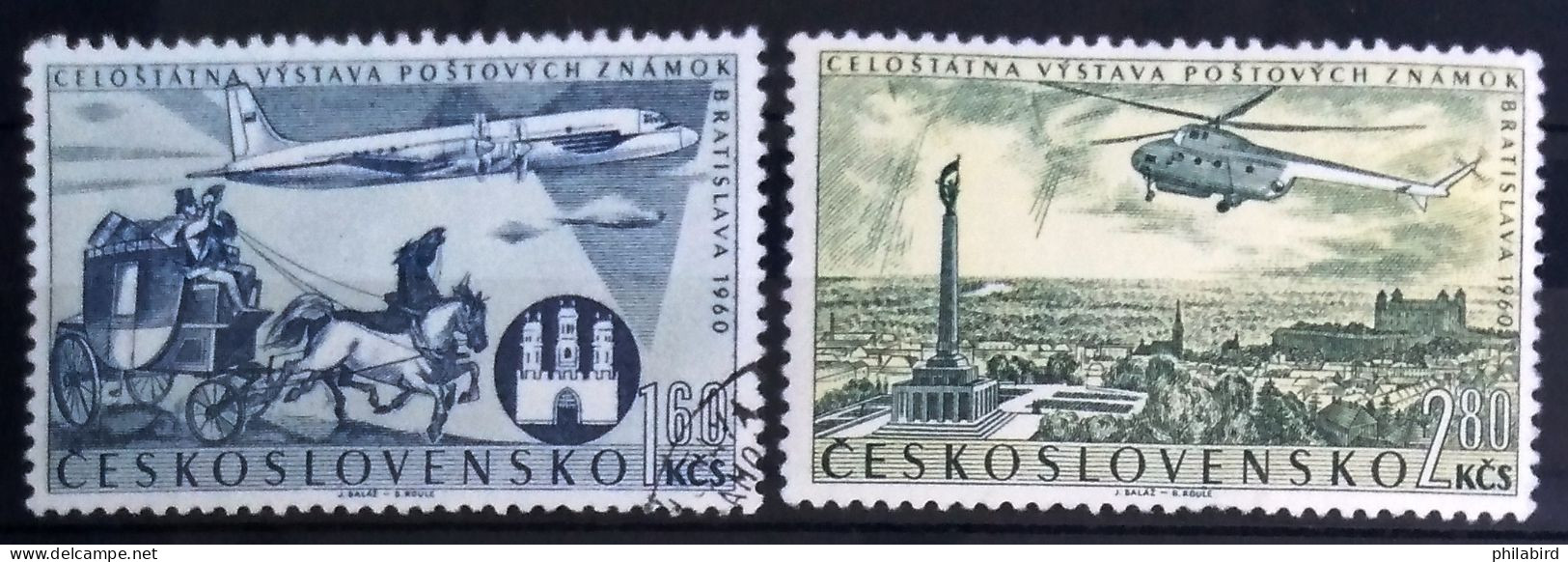 TCHECOSLOVAQUIE                       P.A 49/50                          OBLITERE Et NEUF* - Airmail