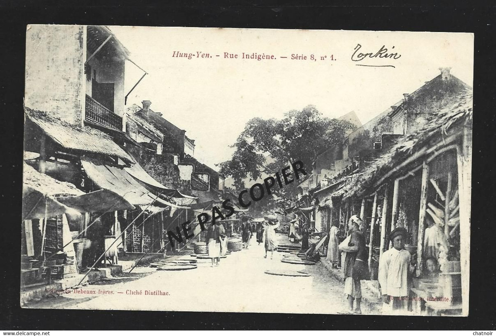 TONKIN   HUNG YEN   Rue Indigene - Vietnam