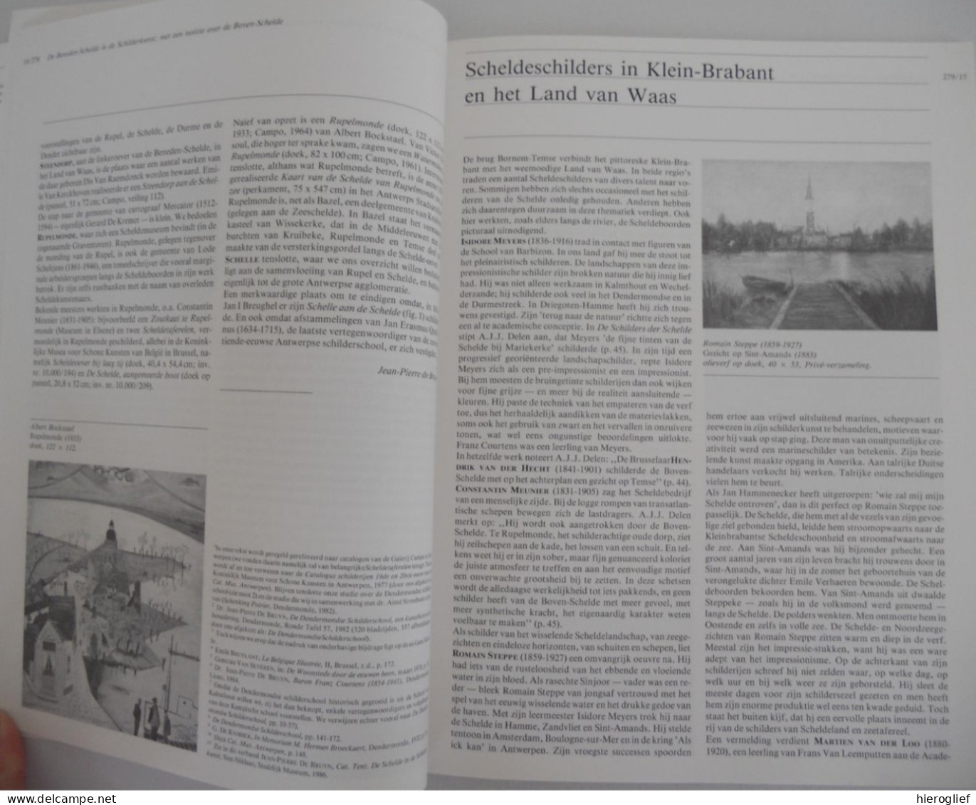 De Schelde In De Schilderkunst - Themanr 208 VLAANDEREN 1985 Beneden & Boven Schelde Land V Waas Meyers Van Os Antwerpen - History