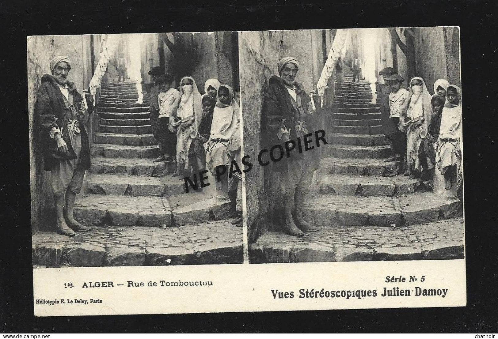 ALGER   Rue De  Tombouctou / Vue Stereo - Algeri