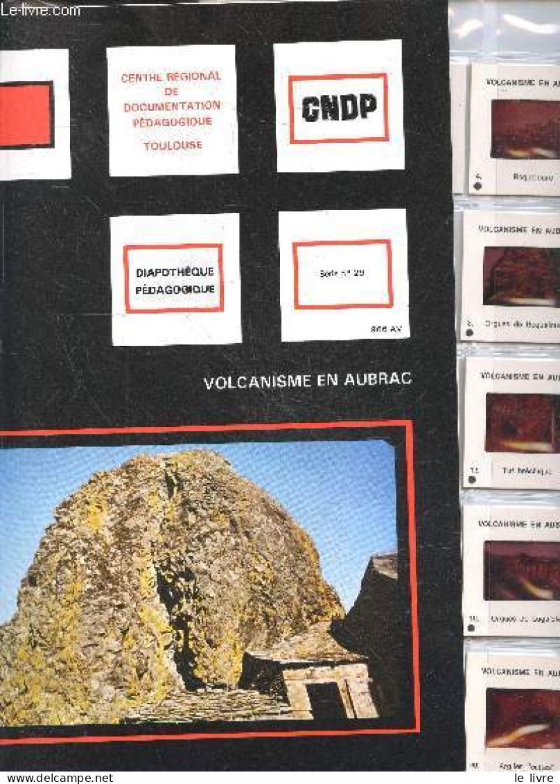 Volcanisme En Aubrac - Diapotheque Pedagogique, Serie N°29, Avec 20 Diapositives + " Encyclopedie Visuelle Armand Colin, - Midi-Pyrénées