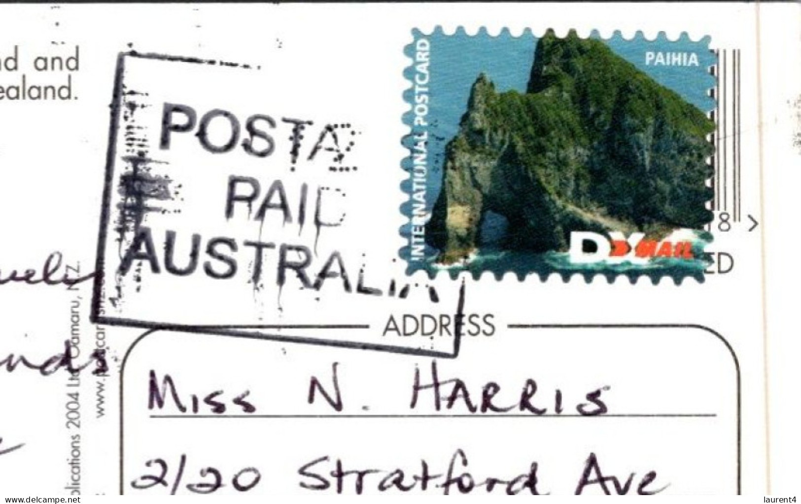 15-11-2023 (2 V 17) New Zealand (posted To Australia 2012 - With DX Mail Stamp) Roberton Island (Bay Of Islands) - Nouvelle-Zélande