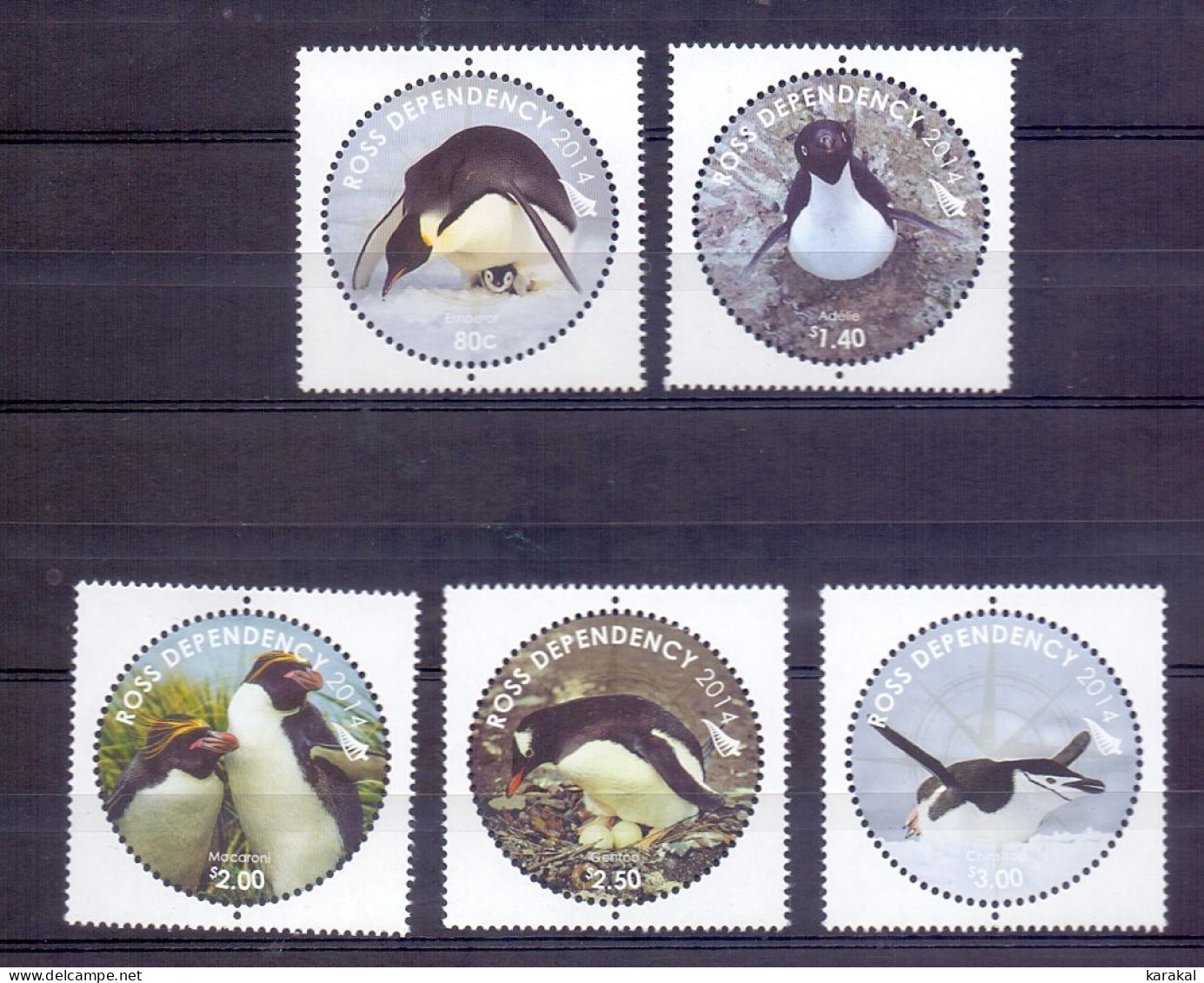 C20141020 Joint Issue Greenland Ross Pole To Pole 2014 - Stamps From Ross MNH XX - Joint Issues