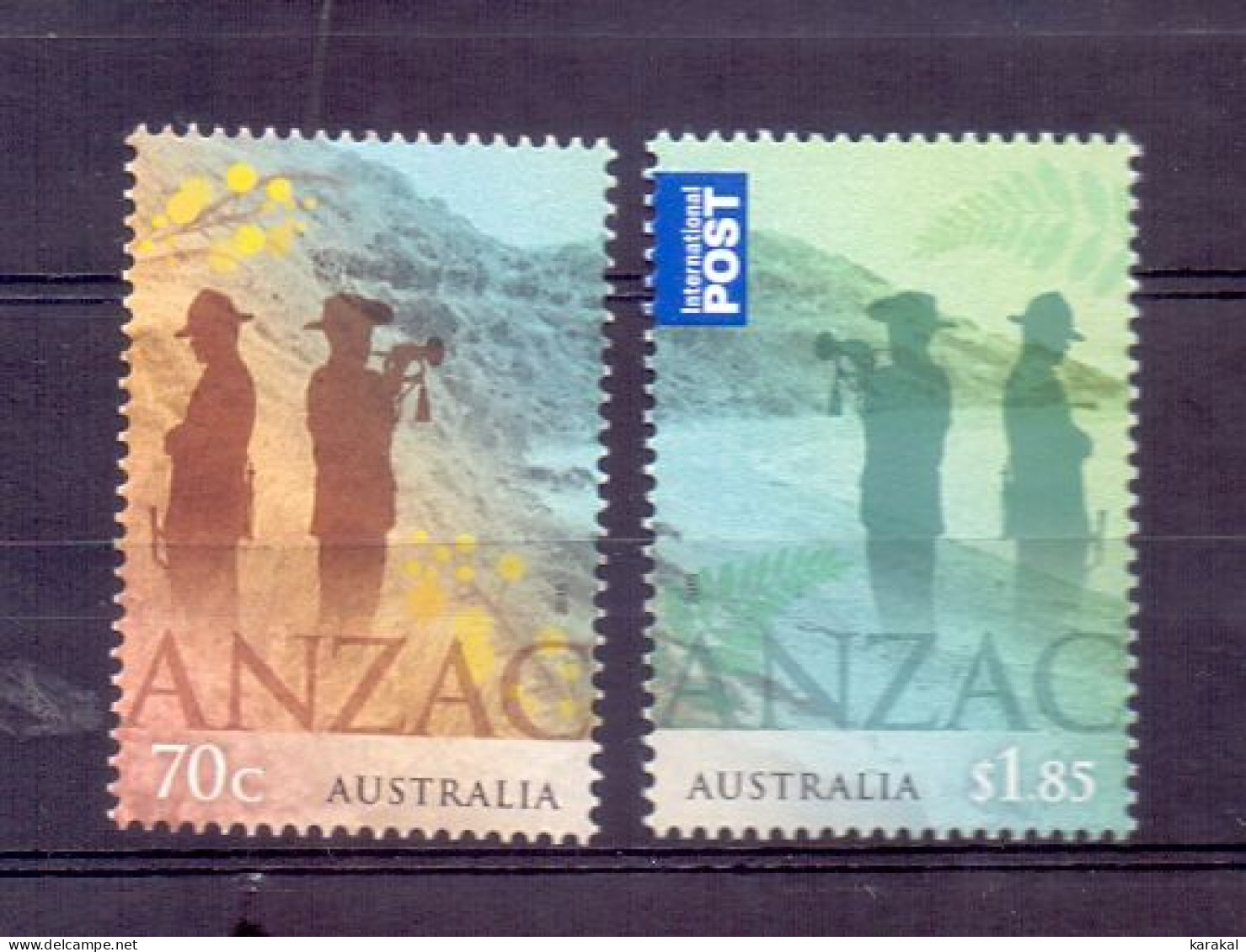 T20150407 Joint Issue Twin Australia New Zealand ANZAC 2015  - Stamps From Autralia MNH XX - Gezamelijke Uitgaven