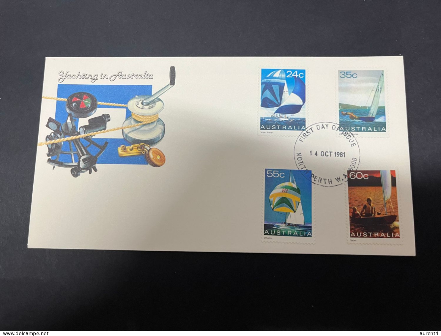 15-11-2023 (2 V 18) Australia - FDC (3 With Different Postmarks) 14-101981 - Yachting In Australia - Andere(Zee)