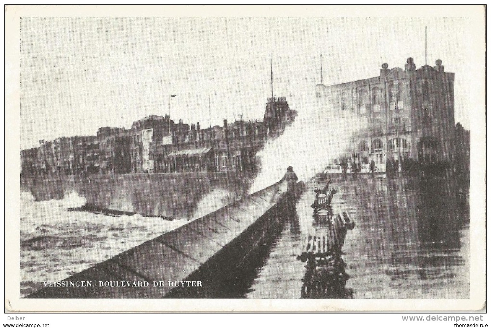 _5pk-242: VLISSINGEN BOULEVARD DE RUYTER : Verstuurd > Ostende 1948 - Vlissingen