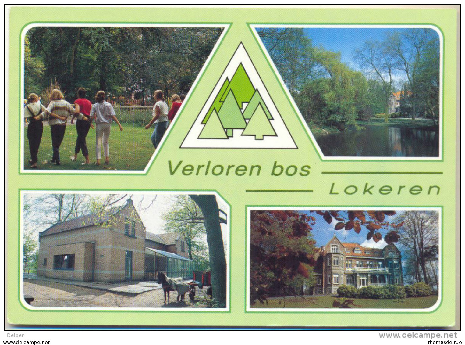 4cp-721: MERELBEKE Centrum Voor Jeugdtoerisme : Verloren Bos > Diksmuide  1995.. - Lokeren