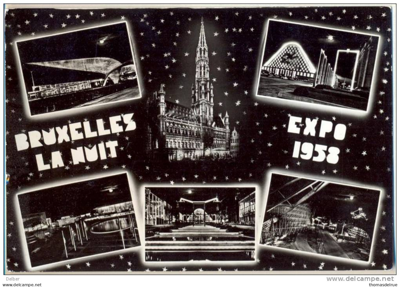 2n451: BRUXELLES LA NUIT EXPO 1958 - Bruxelles La Nuit
