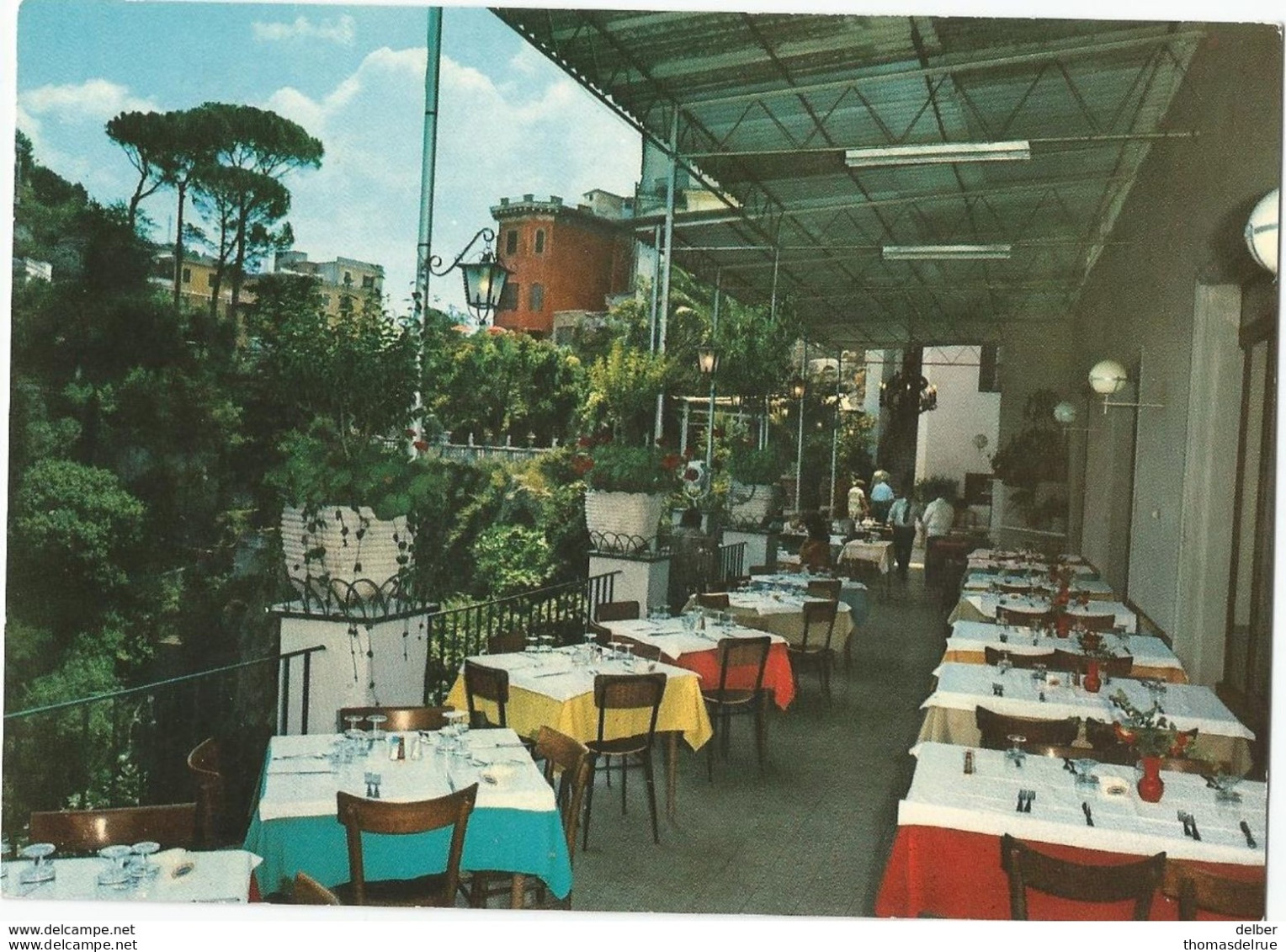 8Eb-577: Ristorante Hotel " Eden Sirenze " Piazza Massimo .. - Bares, Hoteles Y Restaurantes